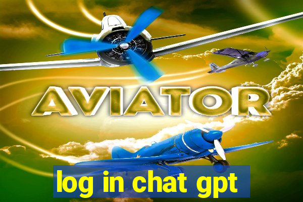 log in chat gpt